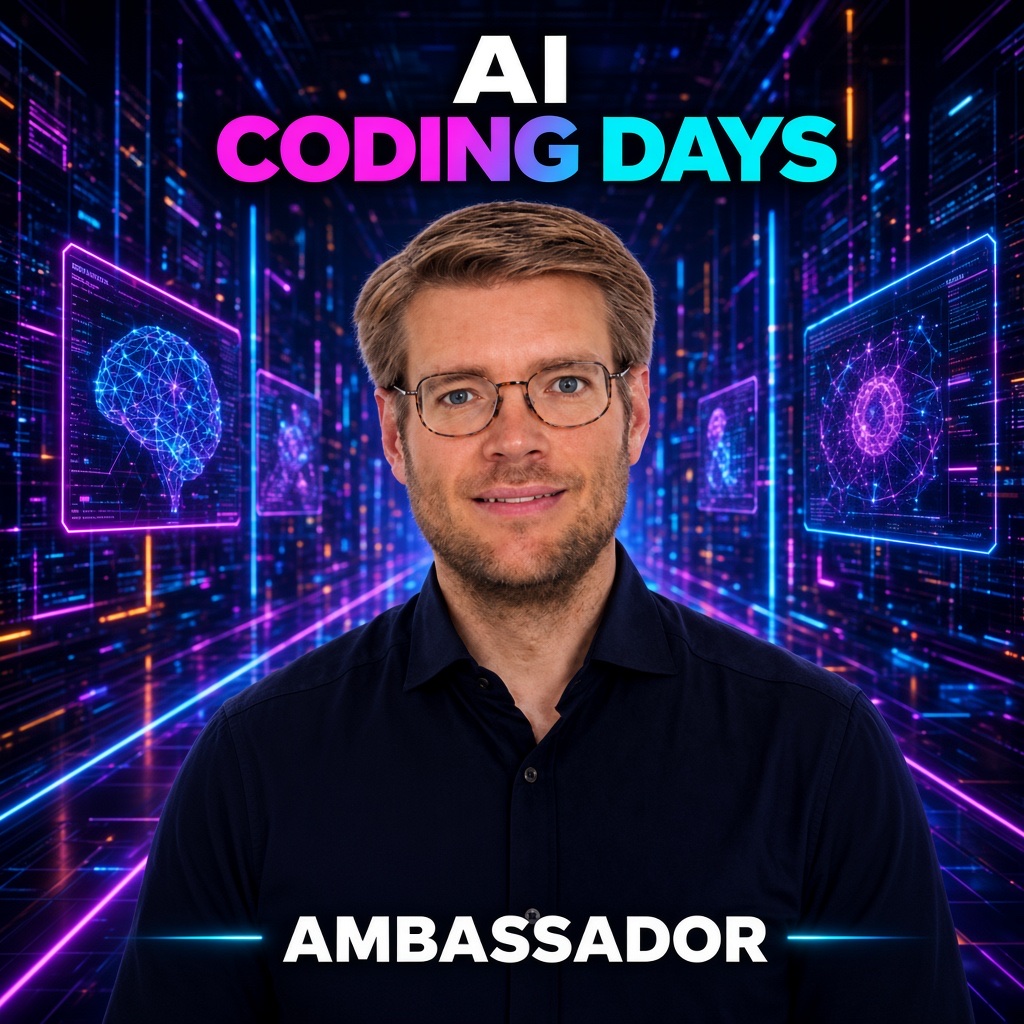Johannes Beus as AI Coding Days Ambassador