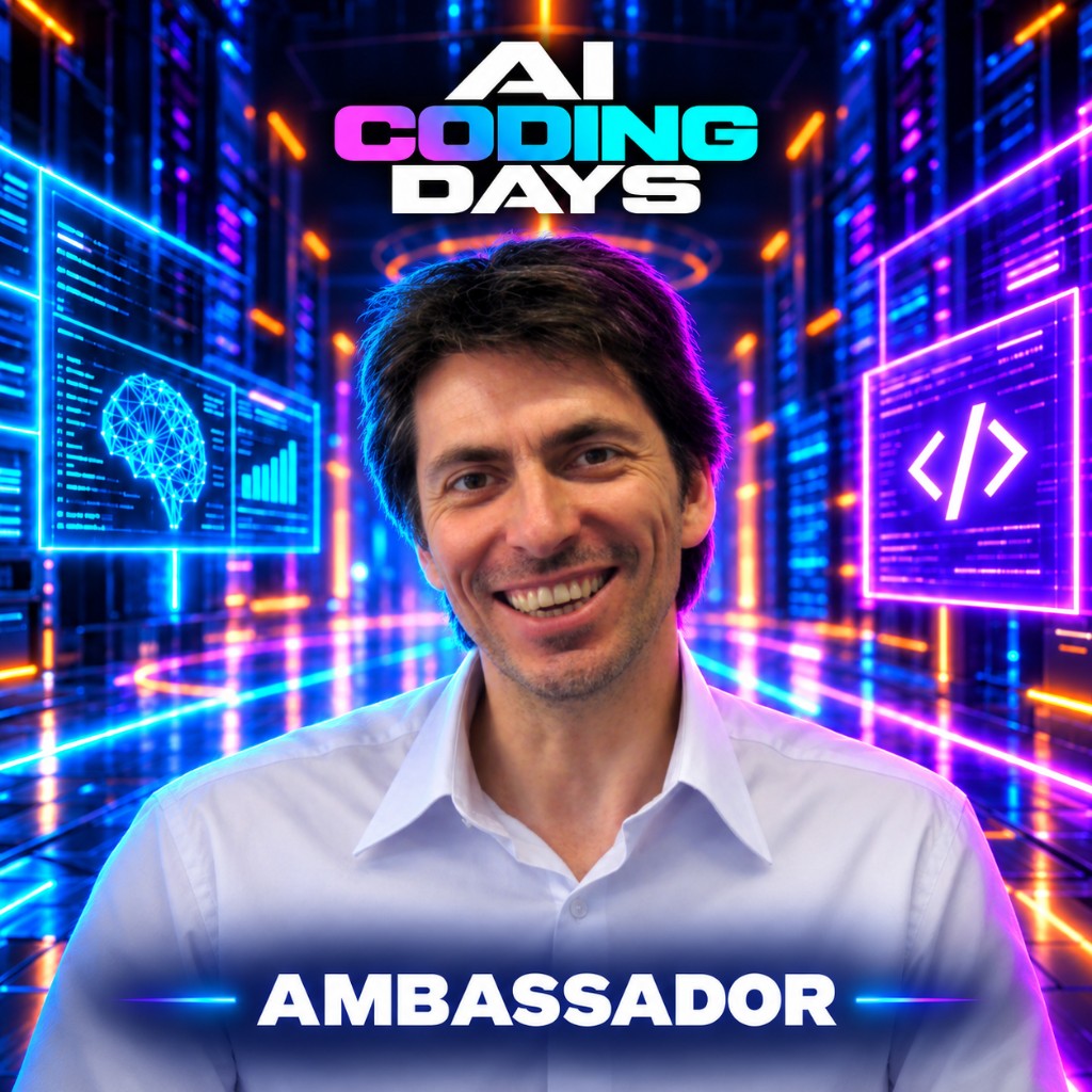 Martin Sinner as AI Coding Days Ambassador